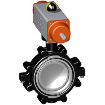 +GF+ 242型 凸耳式 蝶閥  不帶手動手柄、GF蝶閥 氣動蝶閥