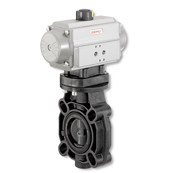 德國(guó)蓋米 gemu閥門451直通式手動(dòng)塑料蝶閥