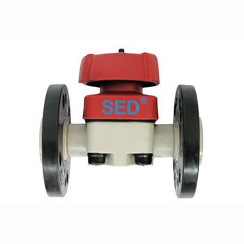 德國(guó)SED 885型手動(dòng)法蘭塑料隔膜閥