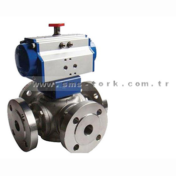 SMS-TORK 土耳其 TORK-PAV940 PNEUMATIC ACTUATED 4 WAY STAINLESS STEEL