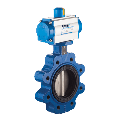 SMS-TORK 土耳其 TORK-PAV 801 PNEUMATIC ACTUATED LUG TYPE BUTTERFLY VALVES