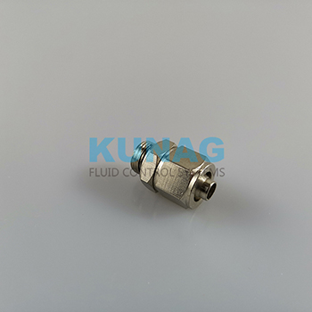 兩通接頭外螺紋G1-8轉(zhuǎn)插管Φ8X6 KUNAG