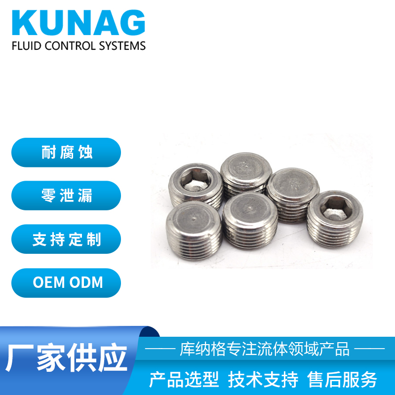 304不銹鋼PT內(nèi)六角堵頭 ZG R RC NPT 油塞、喉塞、螺塞悶頭